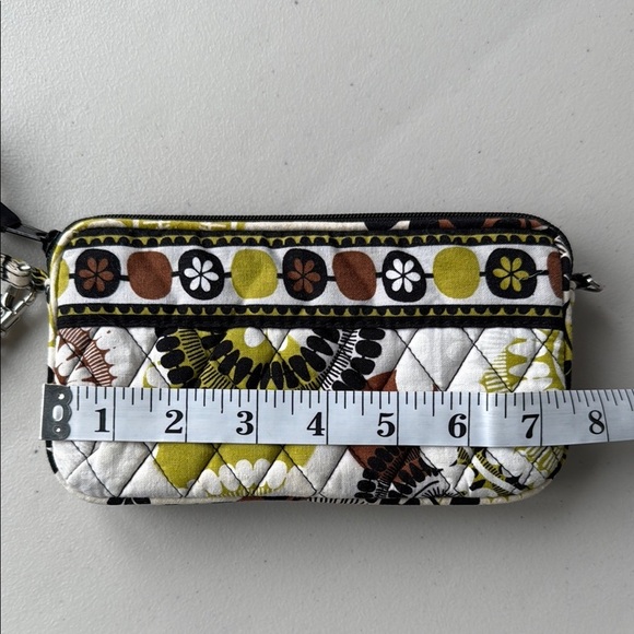 Vera Bradley Cocoa Moss Wristlet Quilted Wristlet Wallet - Picture 14 of 16